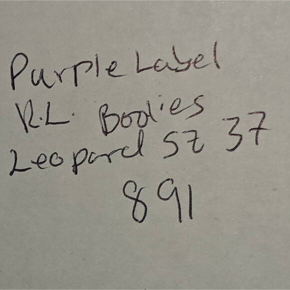 Ralph Lauren Purple Label Leopard Hair Calf‎ Tallen Ankle Boots 7 / 37 MSRP $895 - Picture 14 of 14